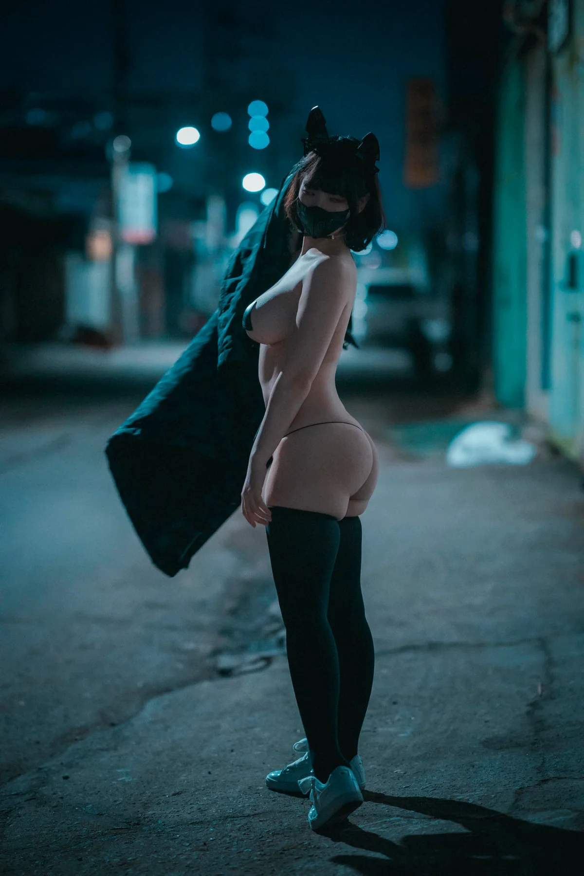 DJAWA No.059 Mimmi 夜色少女乳贴诱惑 - 4