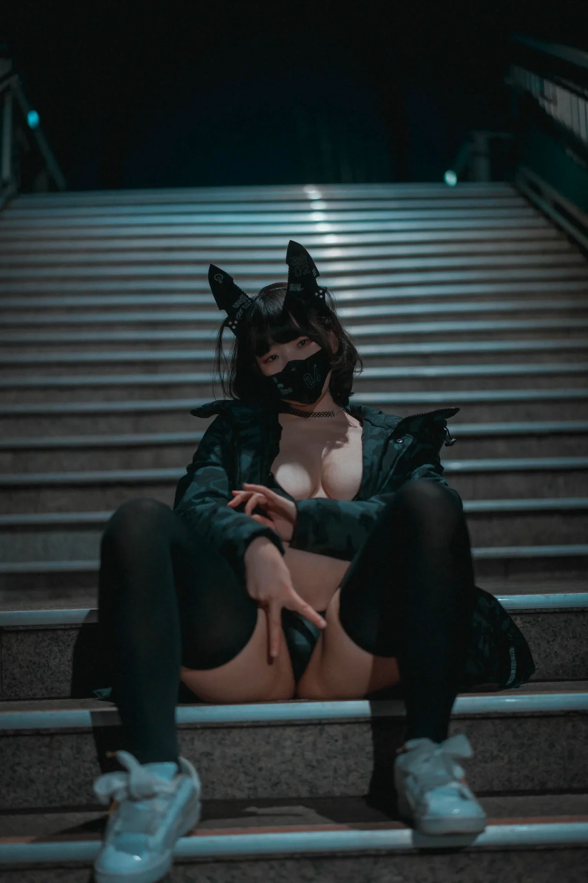 DJAWA No.059 Mimmi 夜色少女乳贴诱惑 - 8