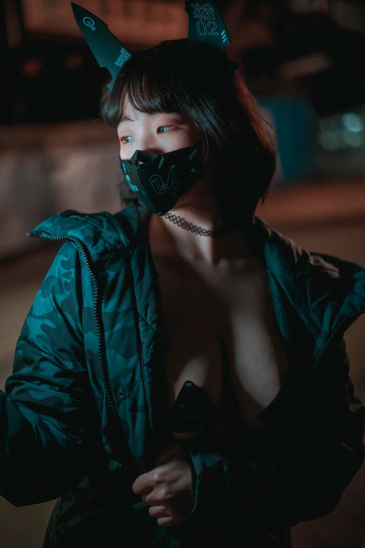 DJAWA No.059 Mimmi 夜色少女乳贴诱惑 - 4