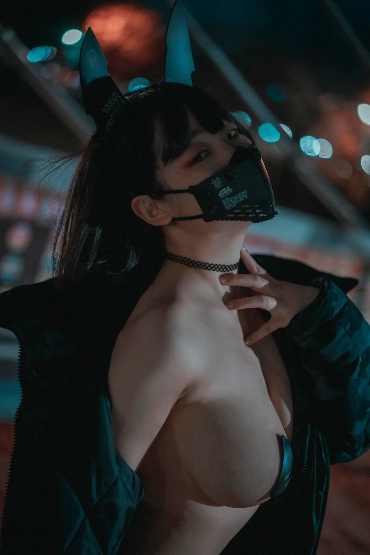 DJAWA No.059 Mimmi 夜色少女乳贴诱惑 - 8
