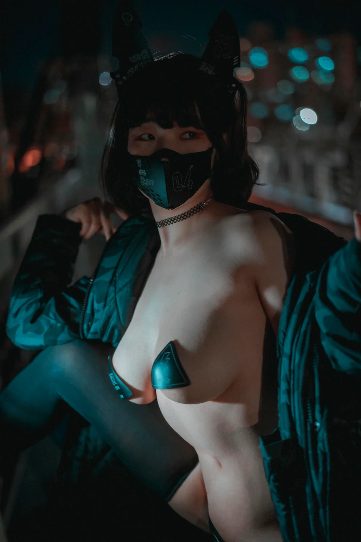 DJAWA No.059 Mimmi 夜色少女乳贴诱惑 - 2