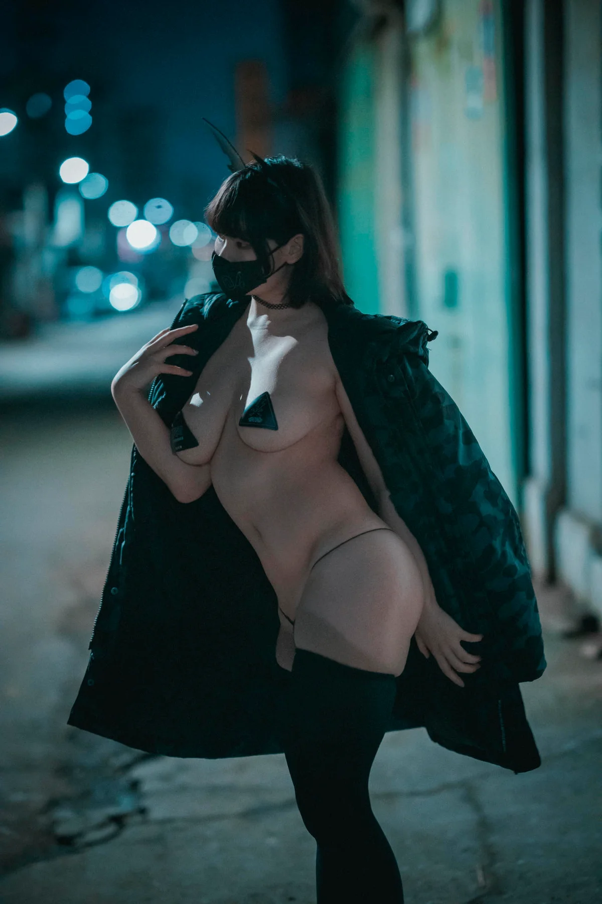 DJAWA No.059 Mimmi 夜色少女乳贴诱惑 - 3