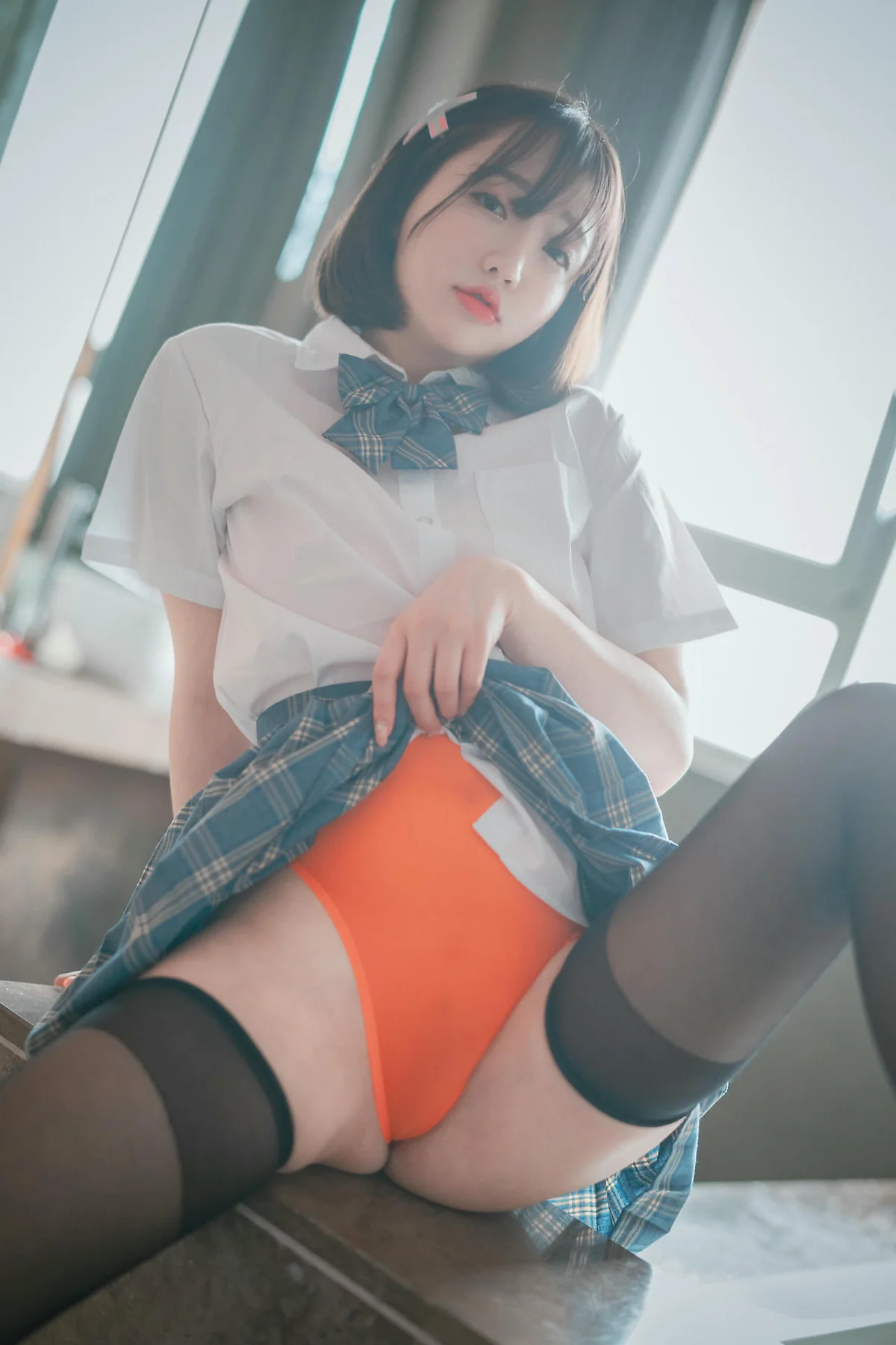 DJAWA No.068 Son Ye-Eun格子裙jk制服 - 9