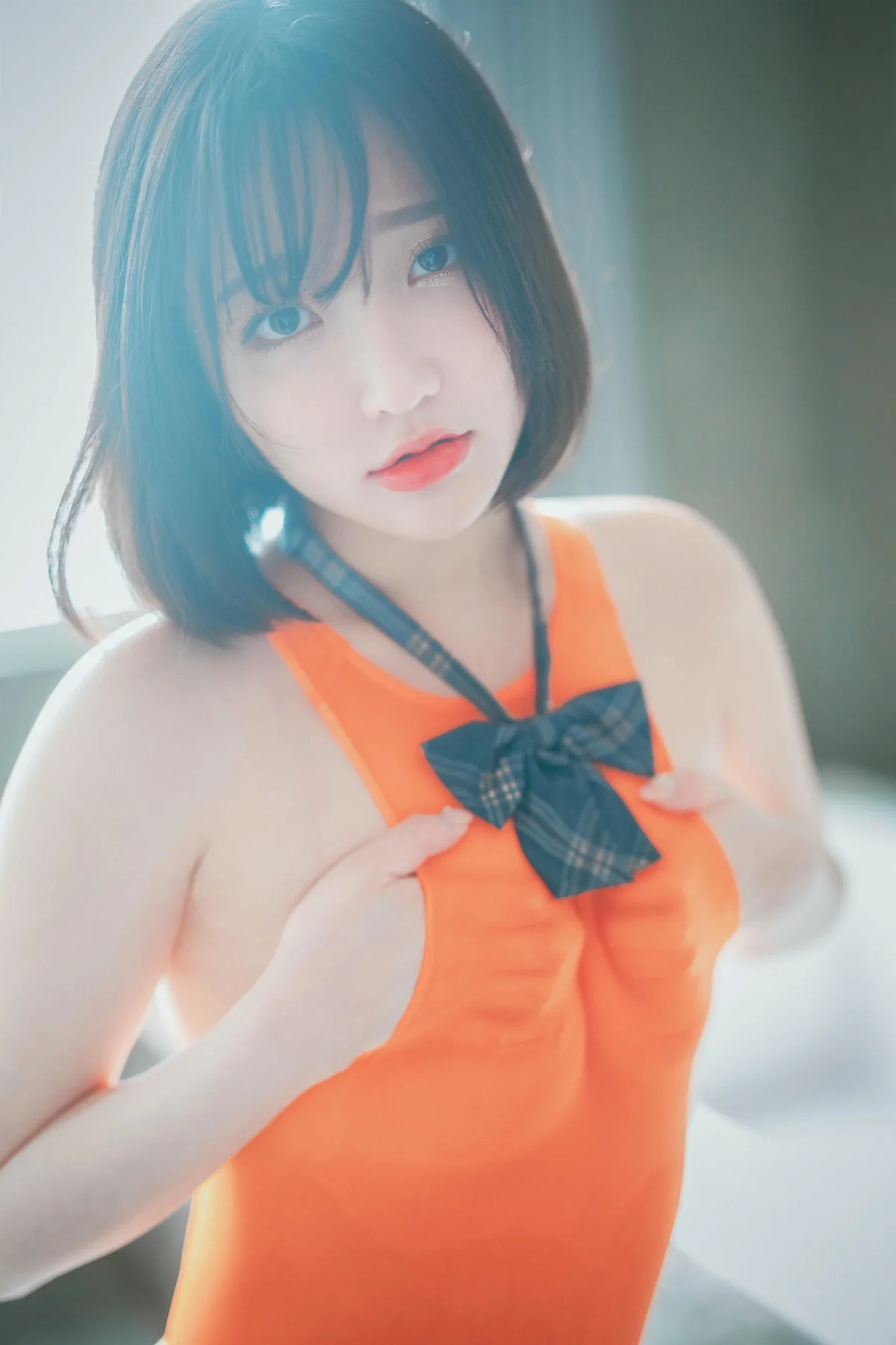 DJAWA No.068 Son Ye-Eun格子裙jk制服 - 1