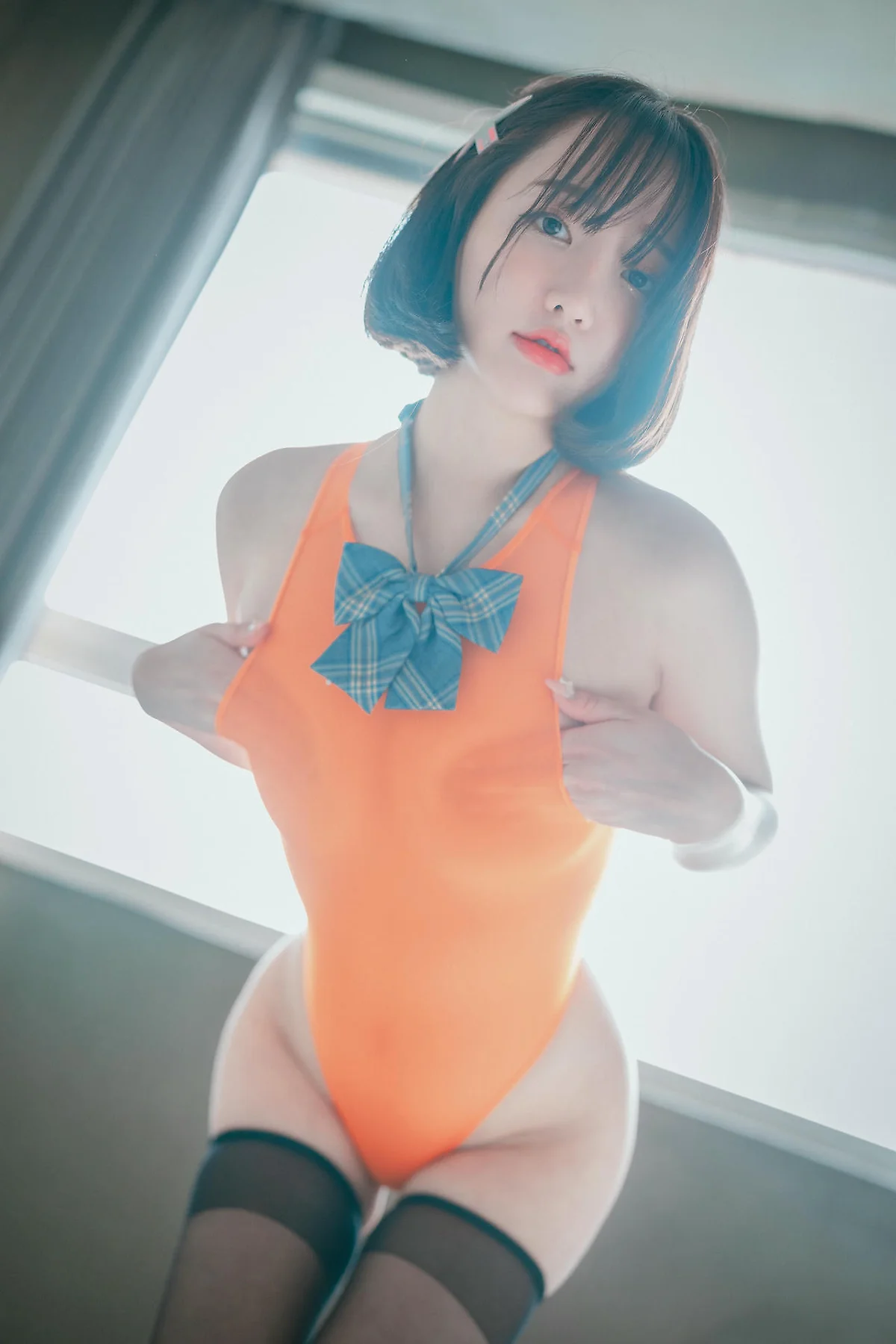 DJAWA No.068 Son Ye-Eun格子裙jk制服 - 7
