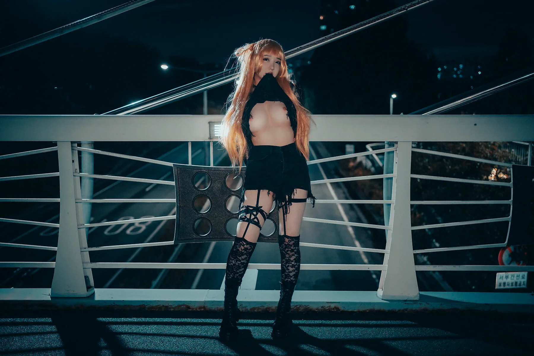 DJAWA No.070 Son Ye-Eun爆乳吊袜帅气少女 - 9