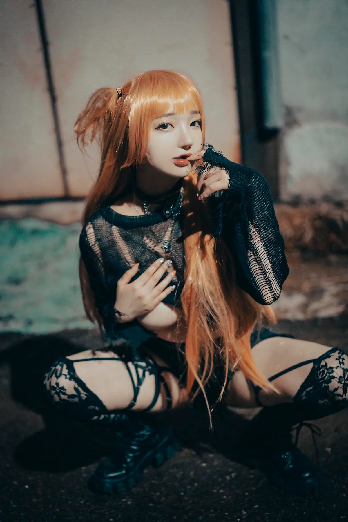 DJAWA No.070 Son Ye-Eun爆乳吊袜帅气少女 - 7