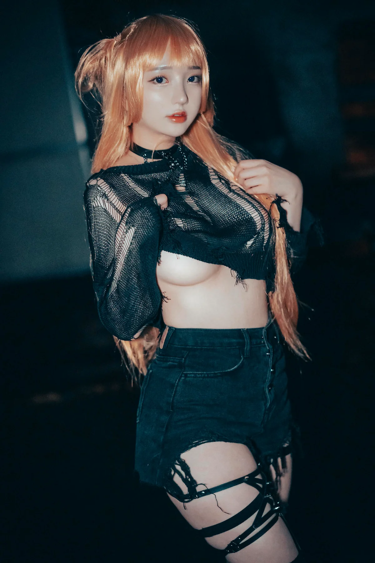 DJAWA No.070 Son Ye-Eun爆乳吊袜帅气少女 - 9