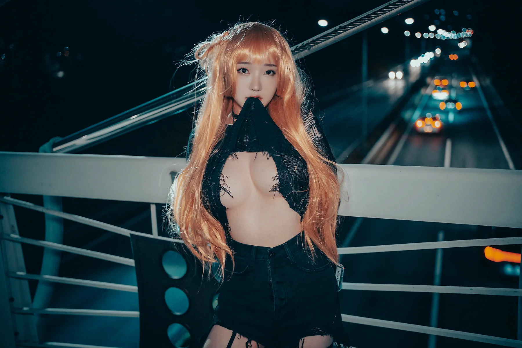 DJAWA No.070 Son Ye-Eun爆乳吊袜帅气少女 - 8