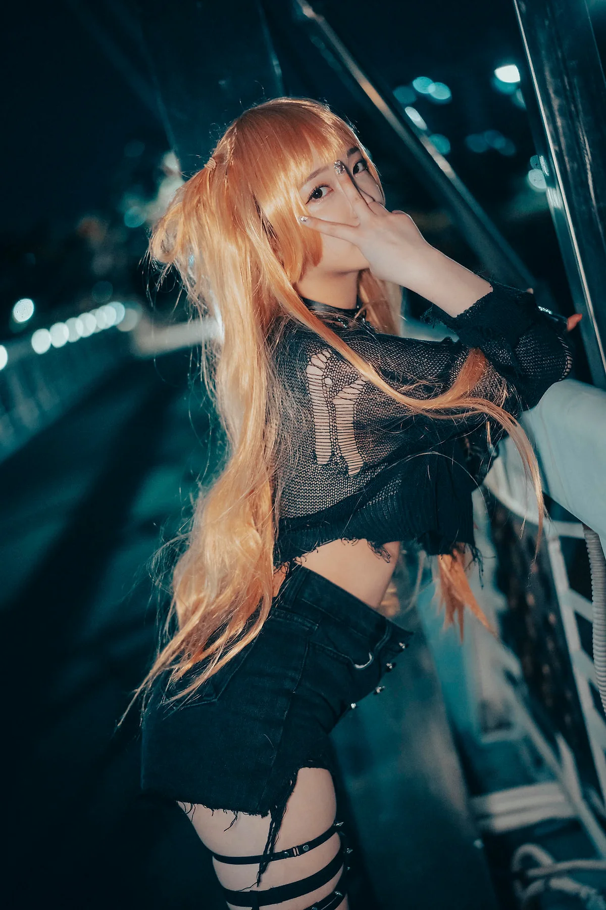 DJAWA No.070 Son Ye-Eun爆乳吊袜帅气少女 - 8