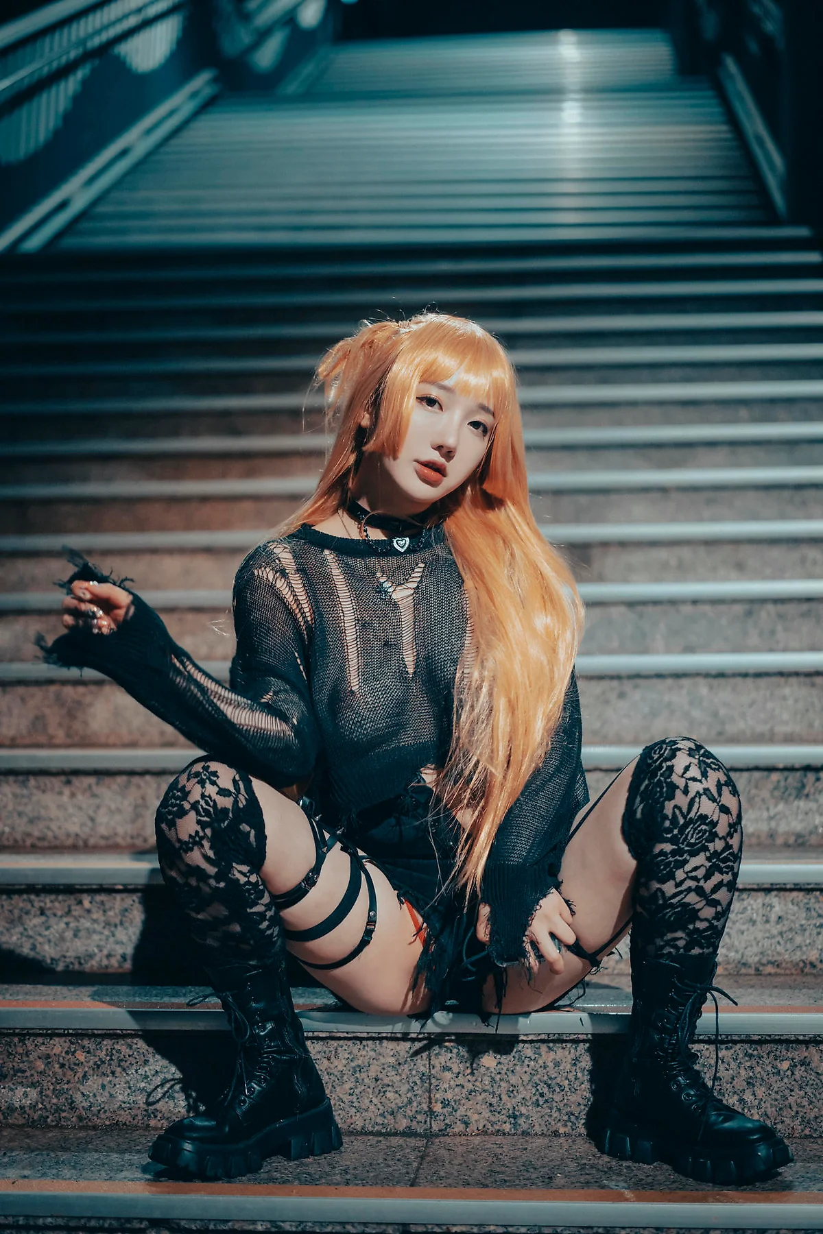 DJAWA No.070 Son Ye-Eun爆乳吊袜帅气少女 - 6