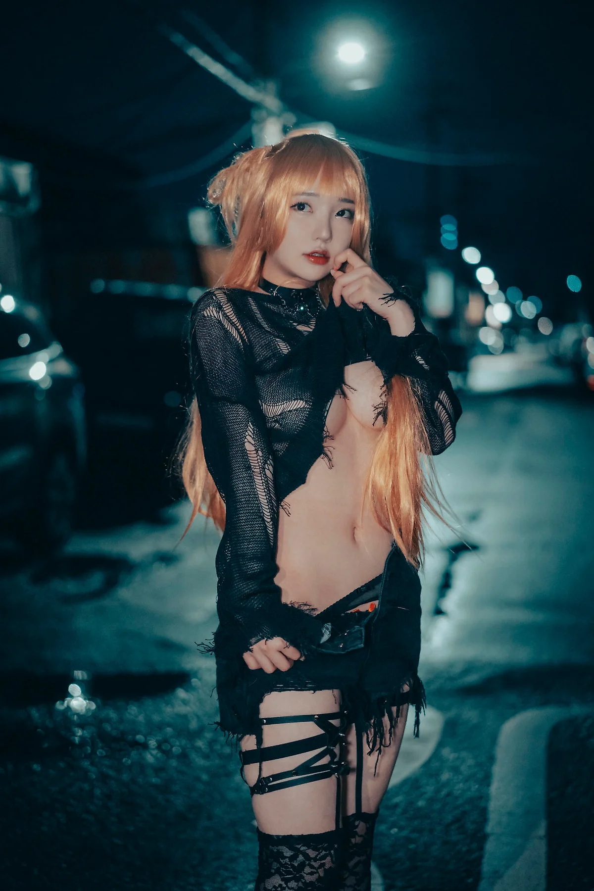 DJAWA No.070 Son Ye-Eun爆乳吊袜帅气少女 - 10