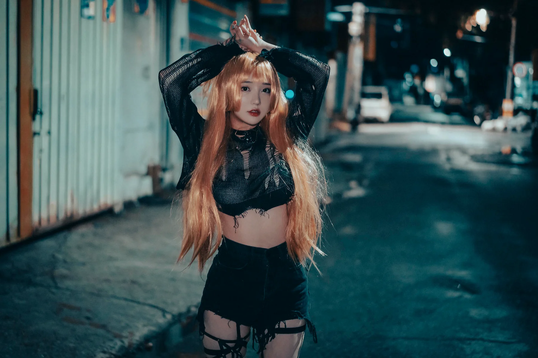 DJAWA No.070 Son Ye-Eun爆乳吊袜帅气少女 - 1
