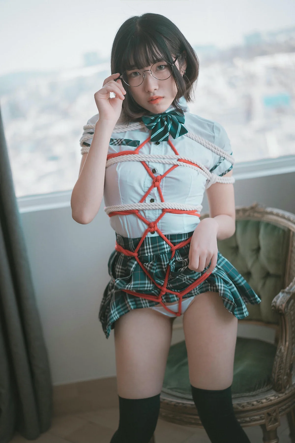 DJAWA No.073 Sonson制服jk短发少女 - 5