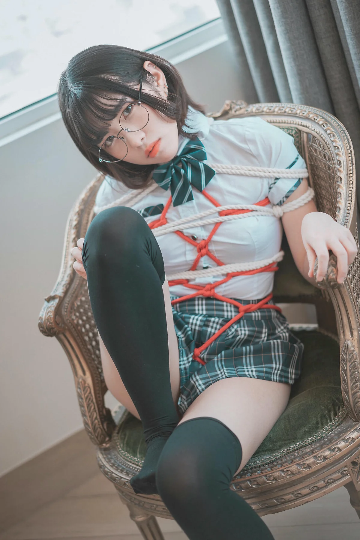 DJAWA No.073 Sonson制服jk短发少女 - 7