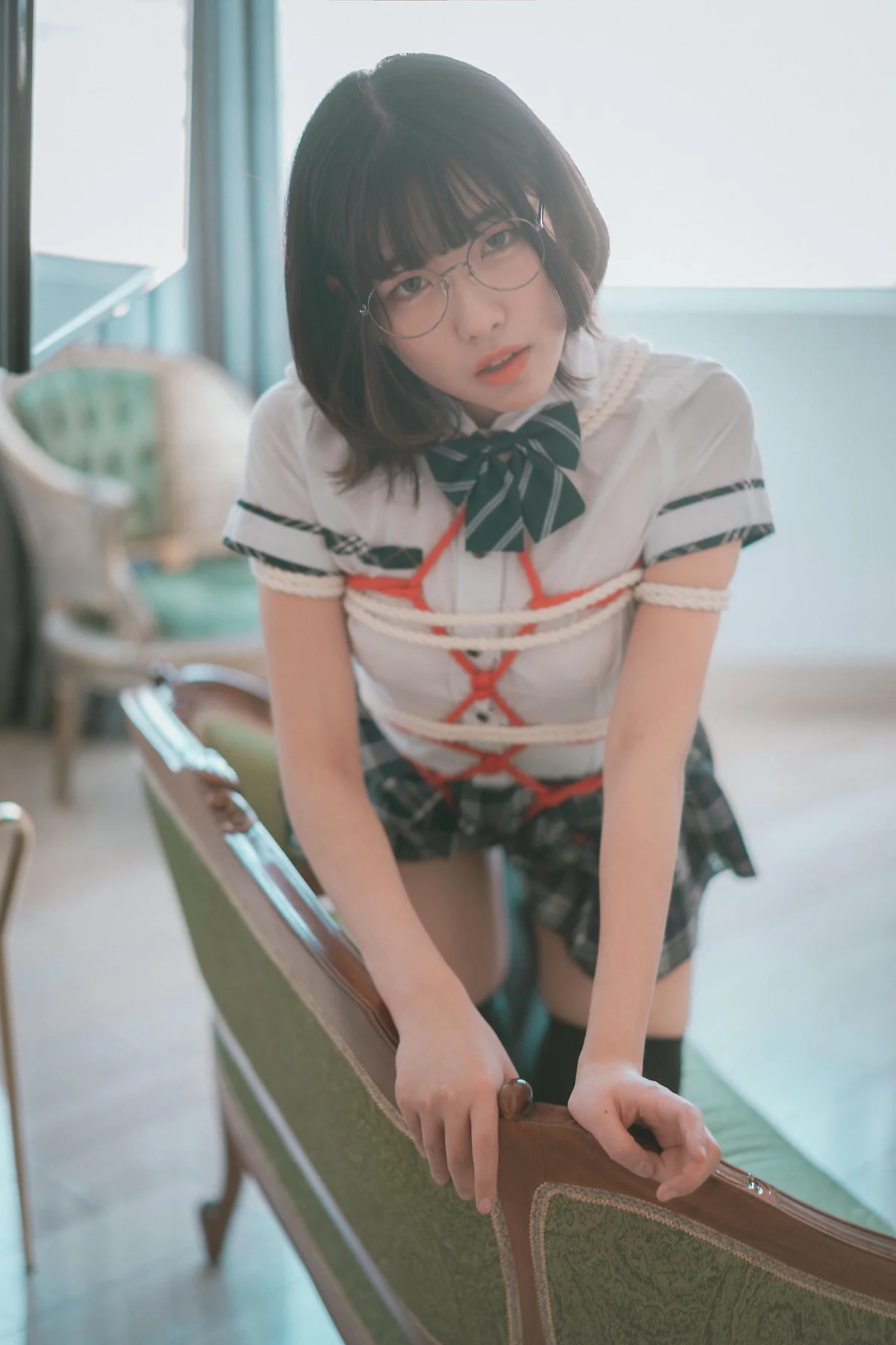 DJAWA No.073 Sonson制服jk短发少女 - 7