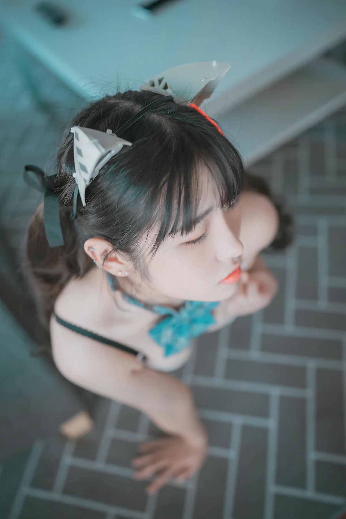 DJAWA No.074 Sonson爆乳格子裙少女 - 8
