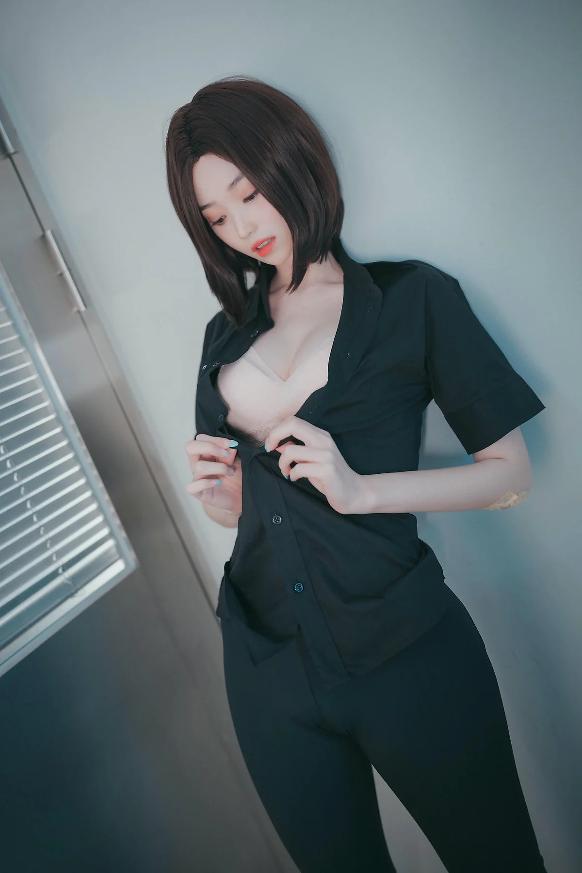 DJAWA No.080 Bambi制服短发气质美女 - 8