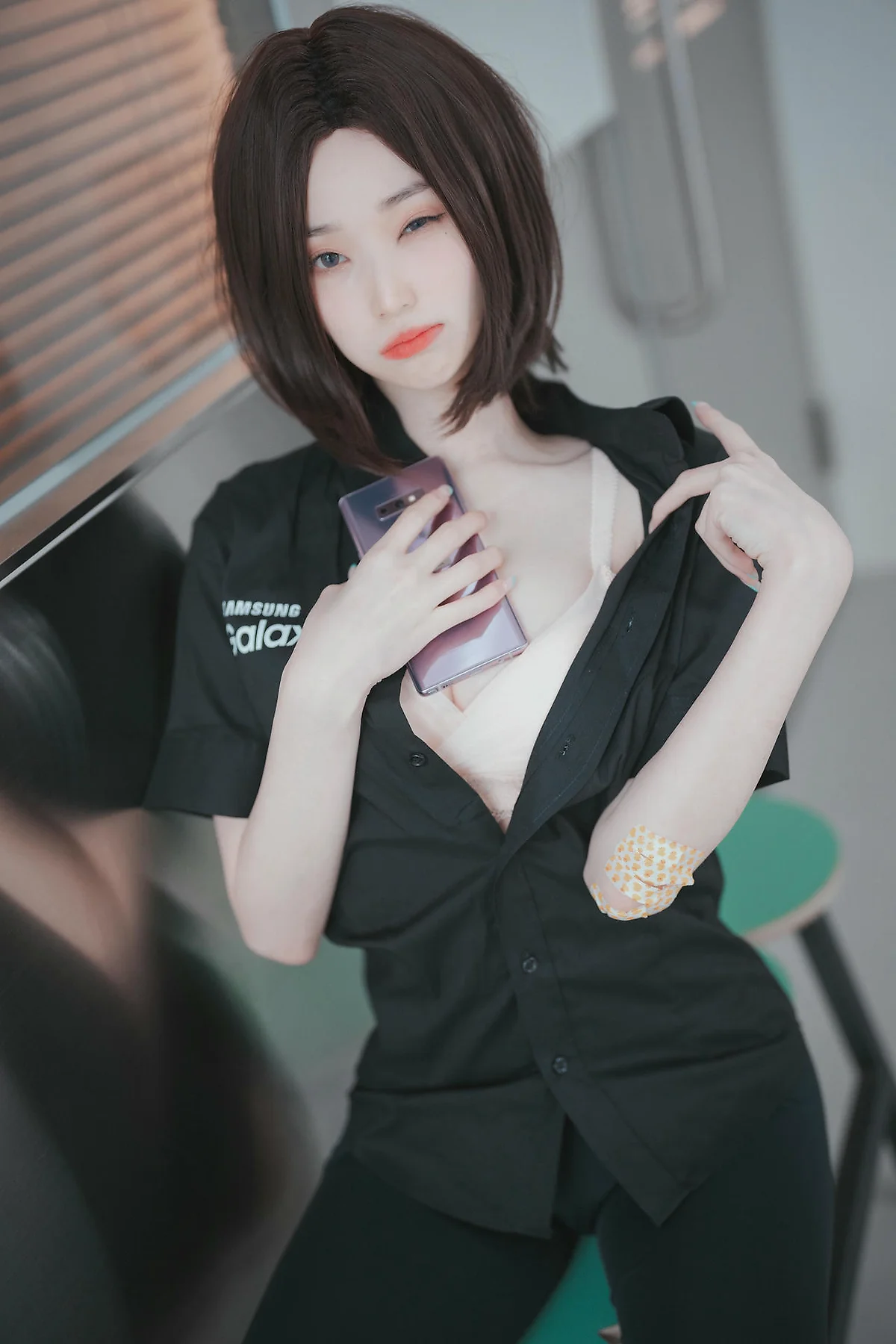 DJAWA No.080 Bambi制服短发气质美女 - 4