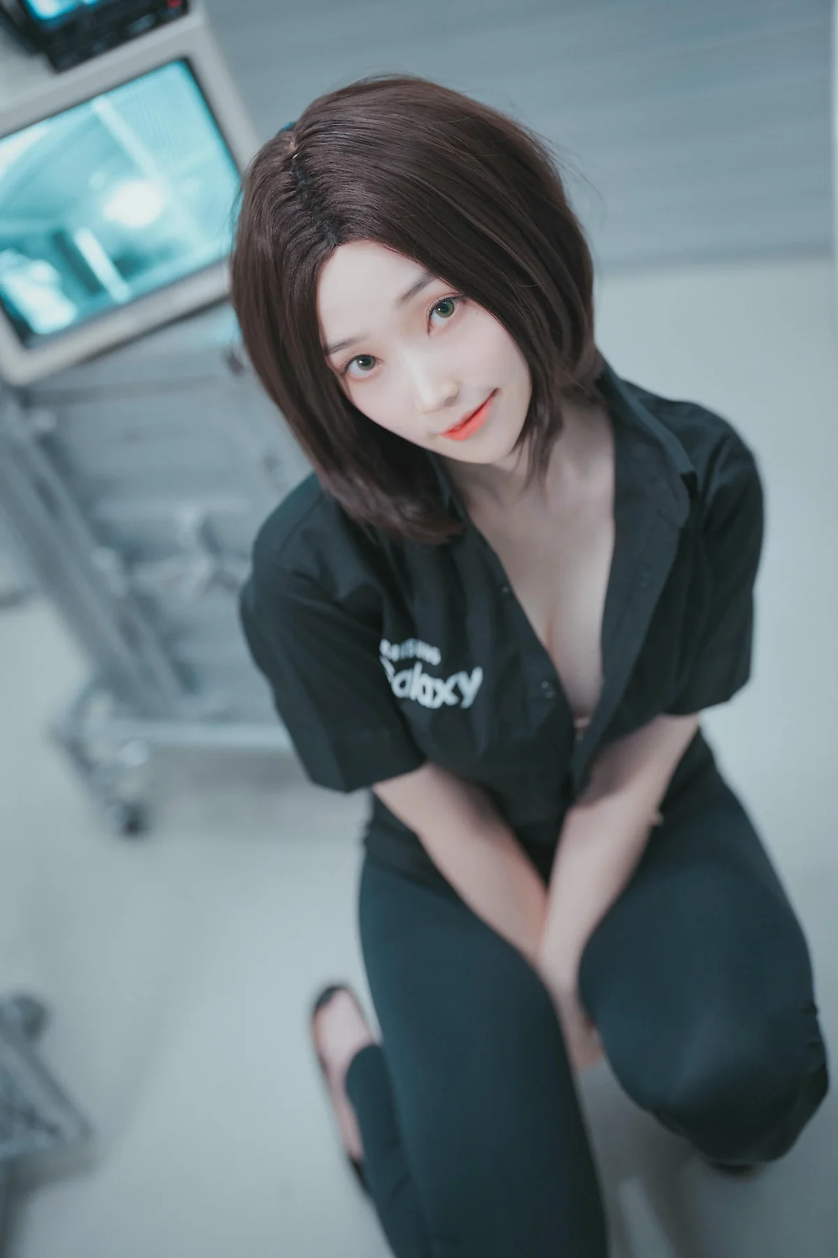 DJAWA No.080 Bambi制服短发气质美女 - 3