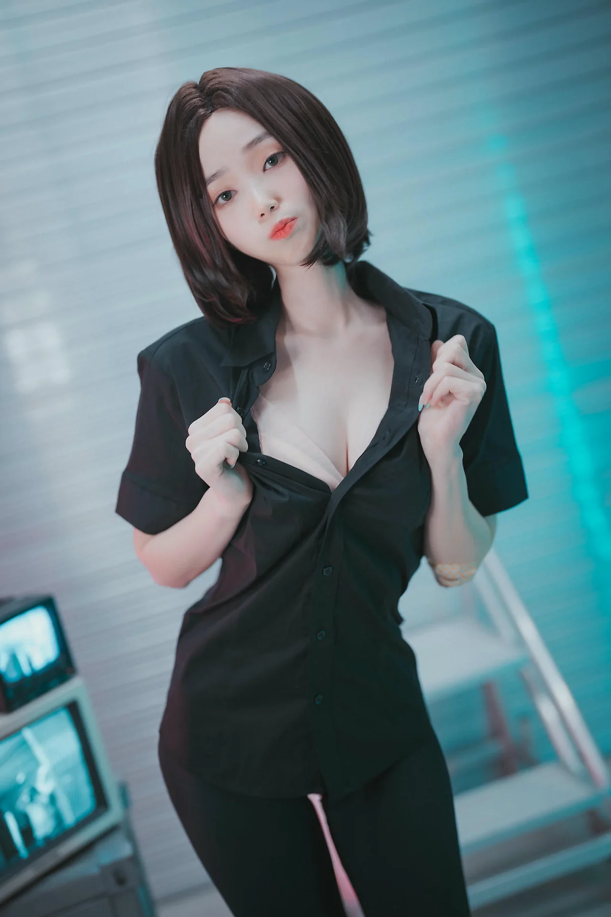 DJAWA No.080 Bambi制服短发气质美女 - 10