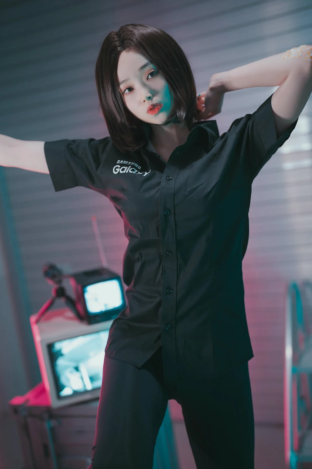 DJAWA No.080 Bambi制服短发气质美女 - 1
