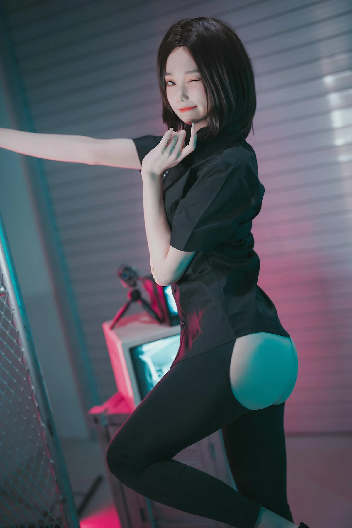 DJAWA No.080 Bambi制服短发气质美女 - 2