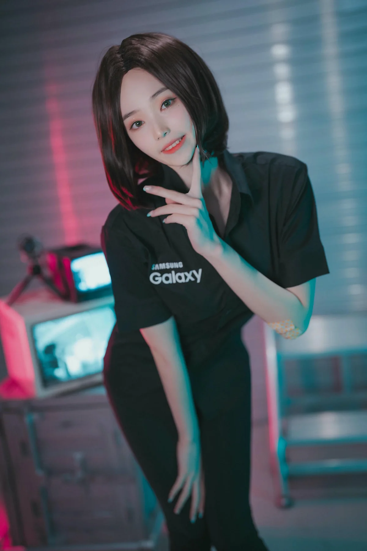 DJAWA No.080 Bambi制服短发气质美女 - 3