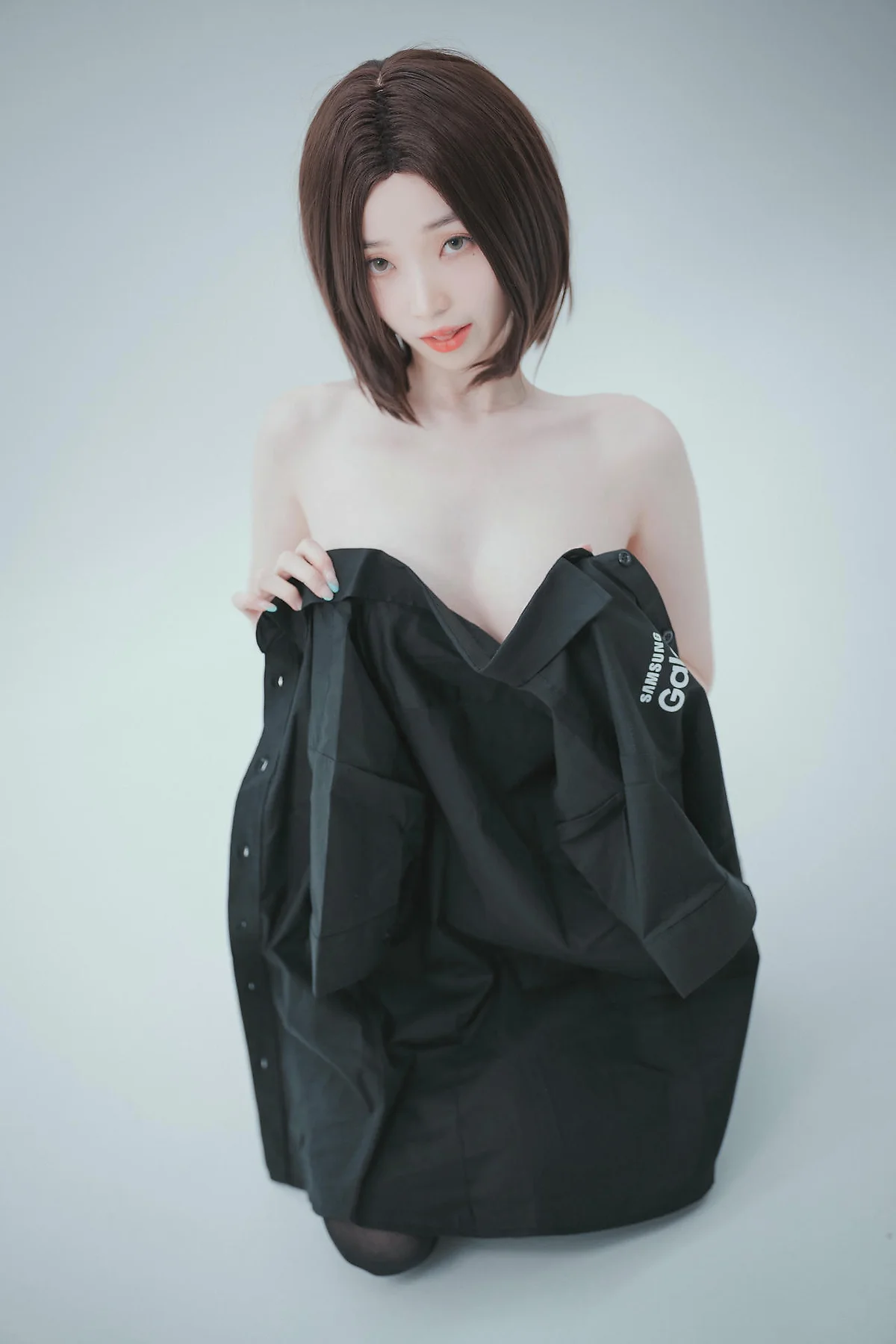 DJAWA No.080 Bambi制服短发气质美女 - 1