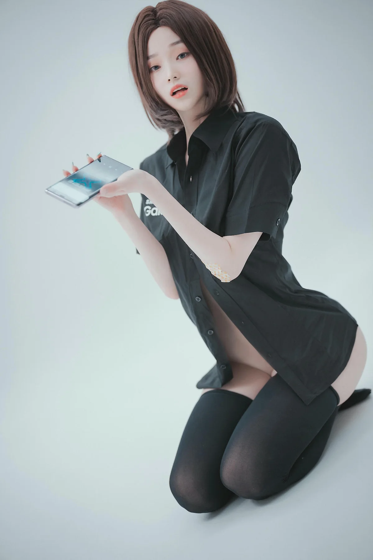 DJAWA No.080 Bambi制服短发气质美女 - 4