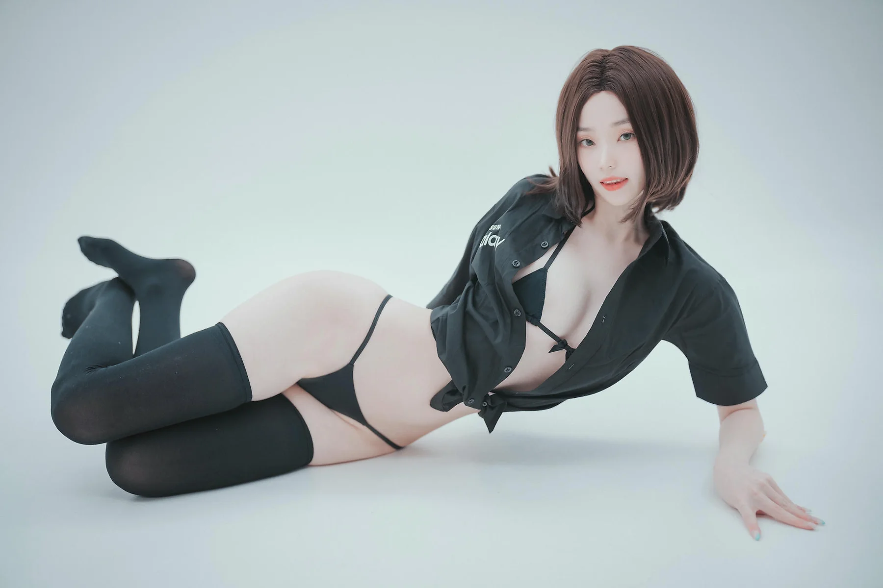 DJAWA No.080 Bambi制服短发气质美女 - 5