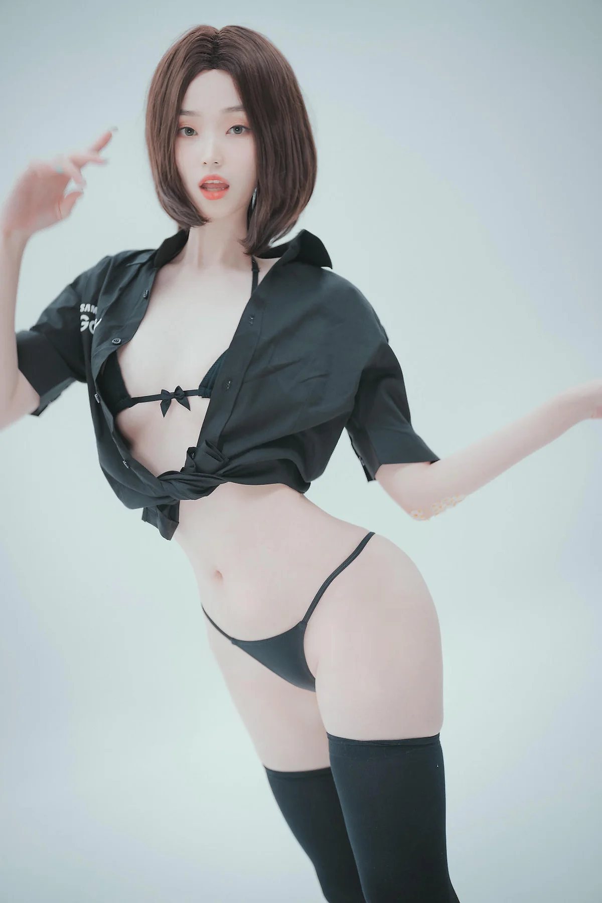 DJAWA No.080 Bambi制服短发气质美女 - 9