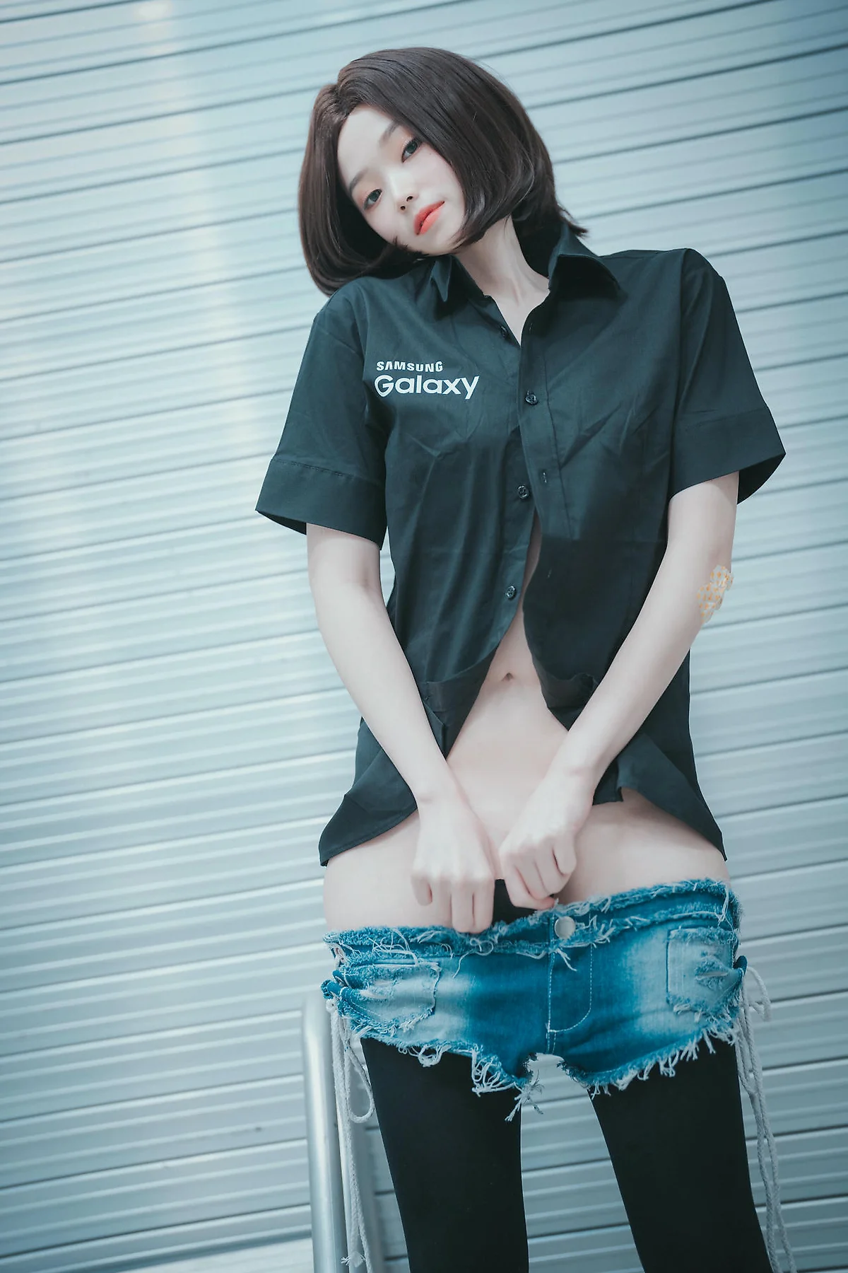 DJAWA No.080 Bambi制服短发气质美女 - 8