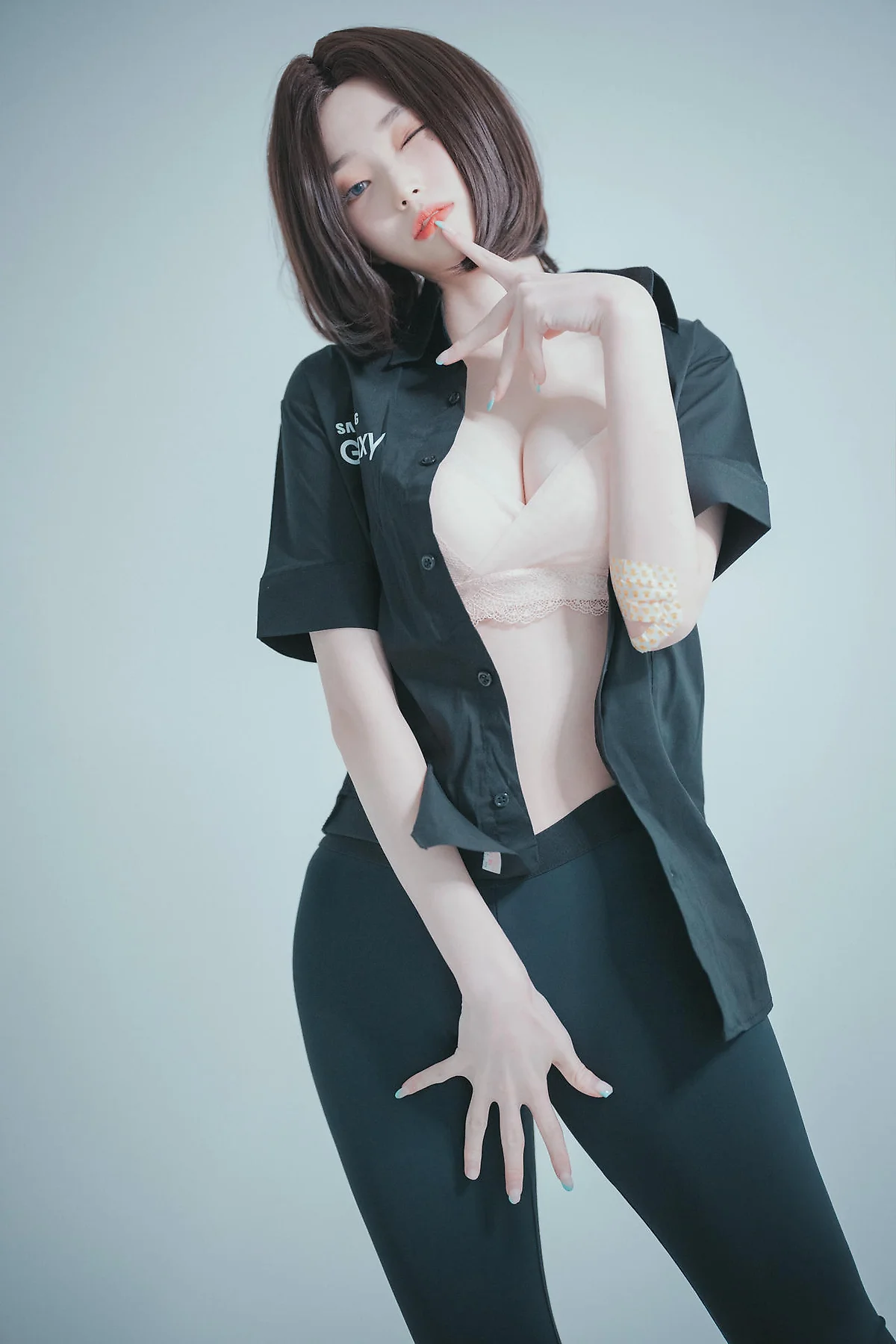 DJAWA No.080 Bambi制服短发气质美女 - 8