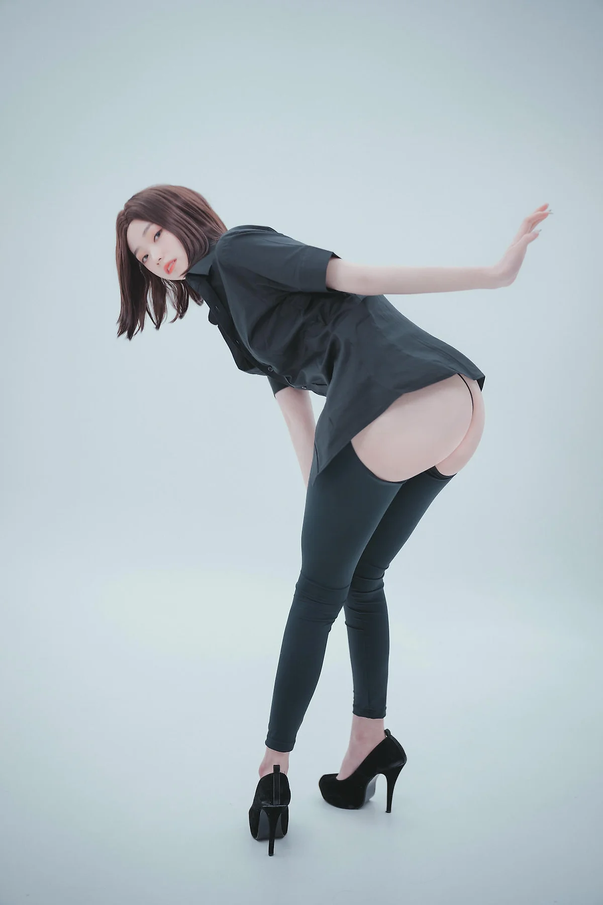 DJAWA No.080 Bambi制服短发气质美女 - 9