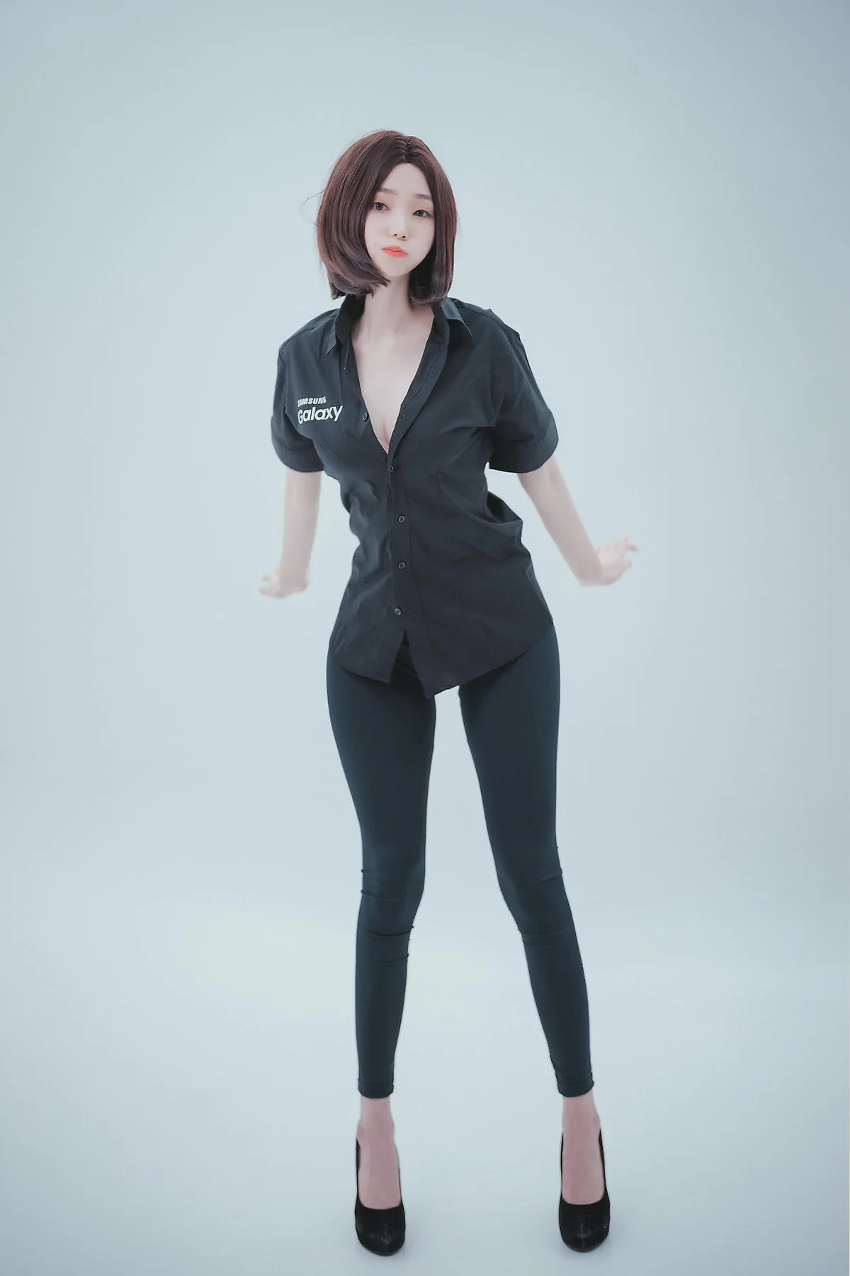 DJAWA No.080 Bambi制服短发气质美女 - 1