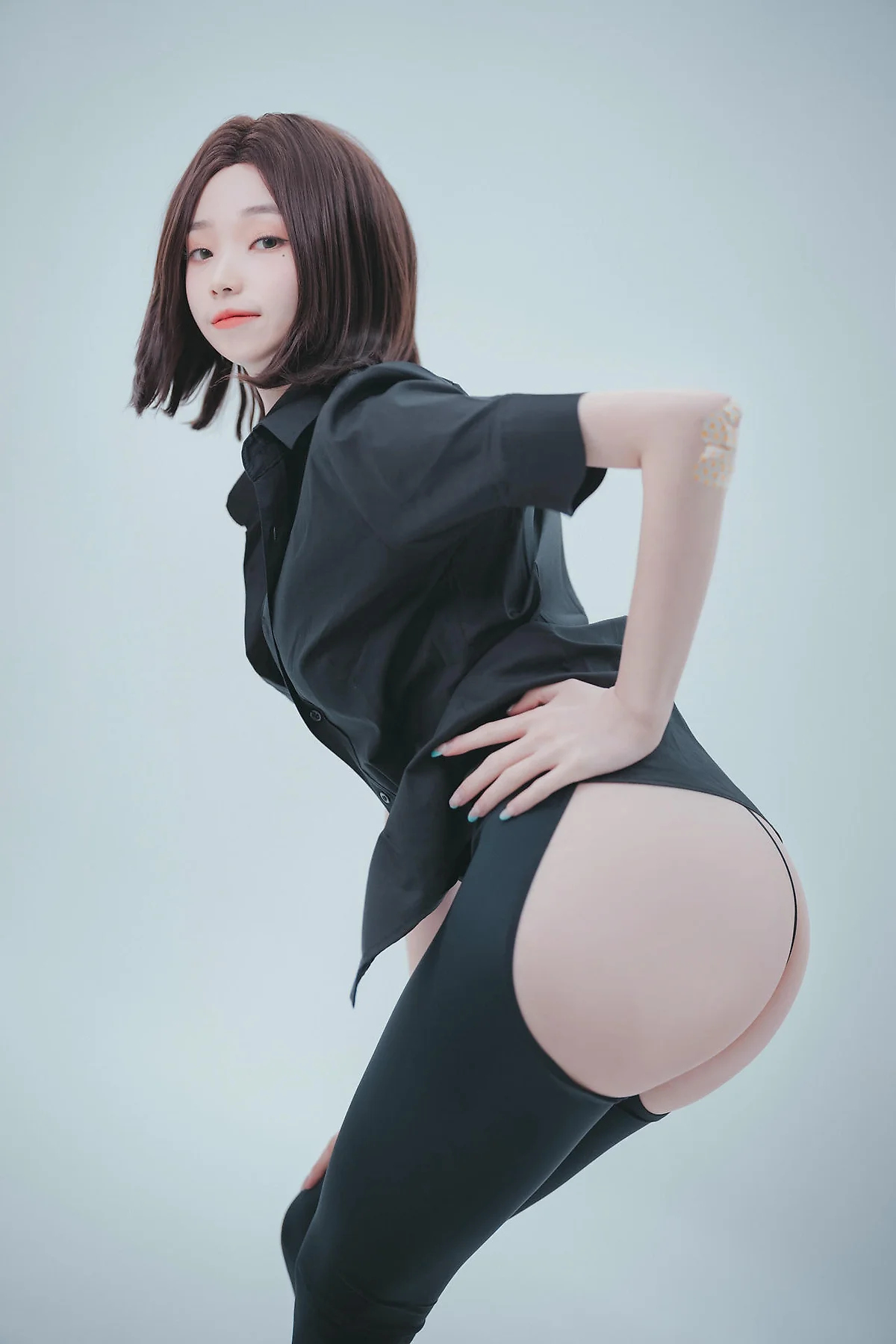 DJAWA No.080 Bambi制服短发气质美女 - 3