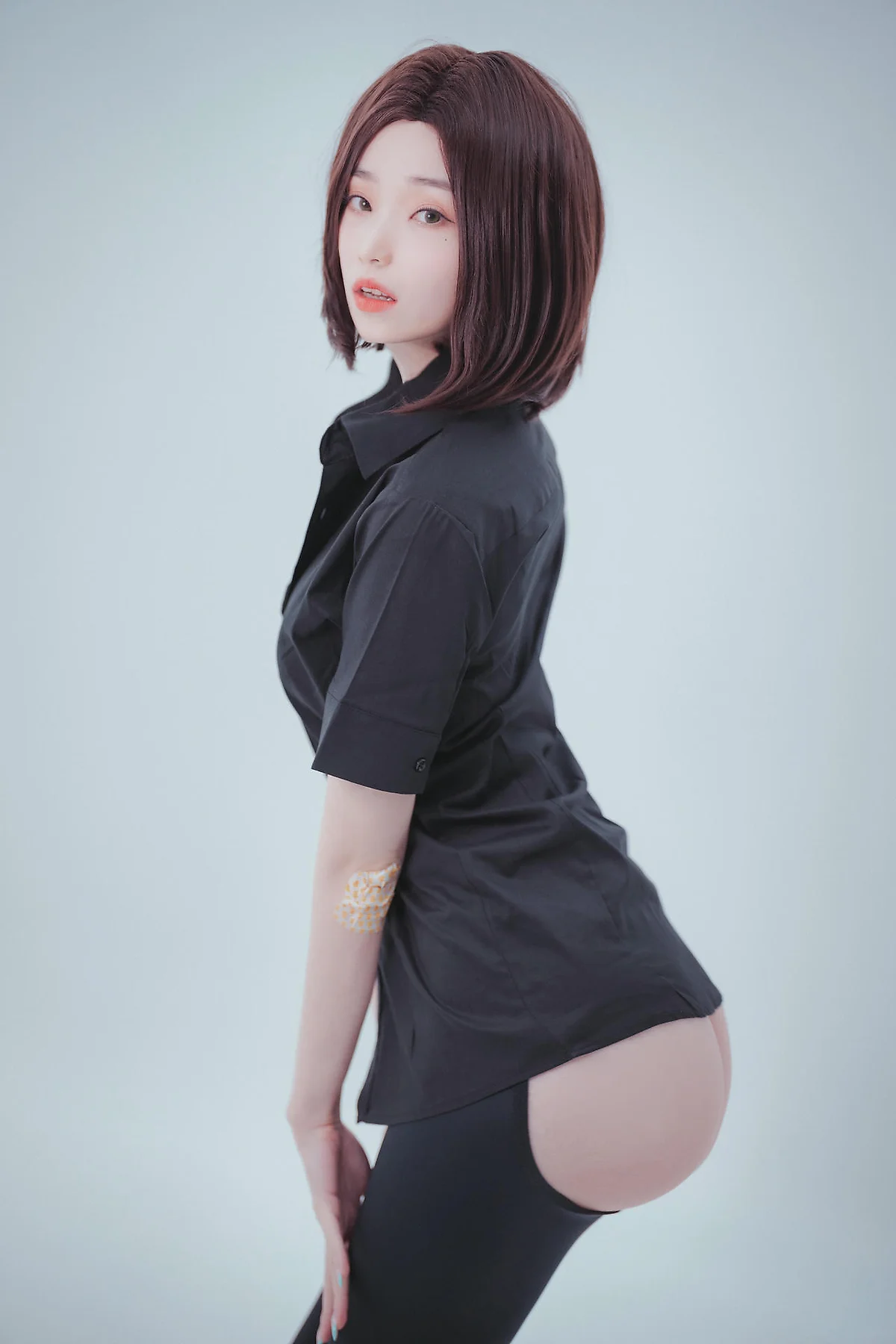 DJAWA No.080 Bambi制服短发气质美女 - 6