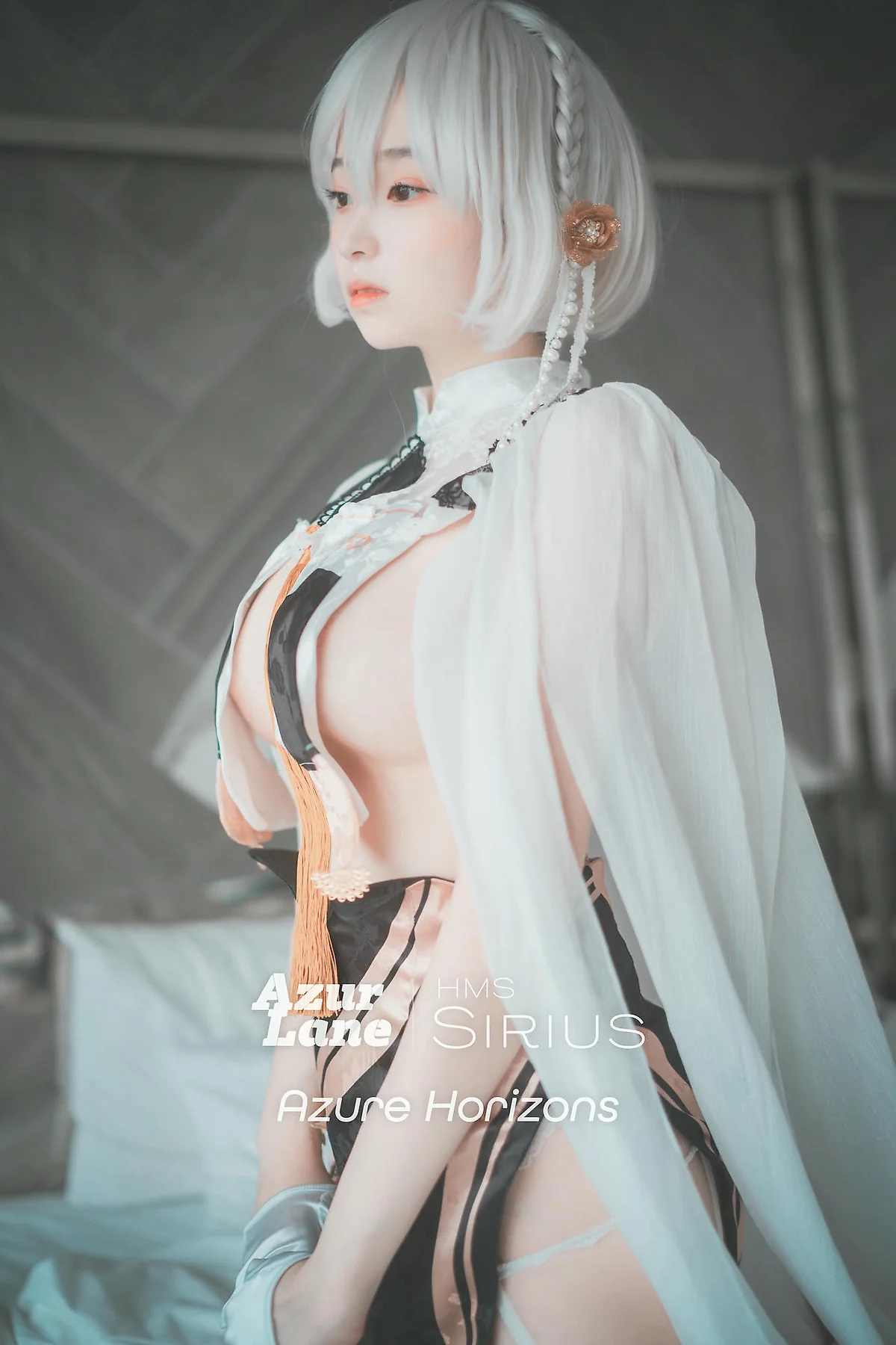 DJAWA No.083 Bambi白丝吊袜写真 - 1