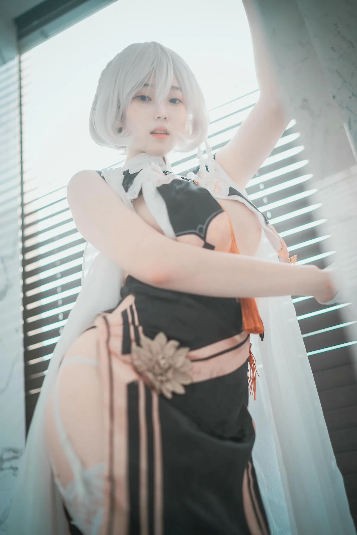 DJAWA No.083 Bambi白丝吊袜写真 - 10