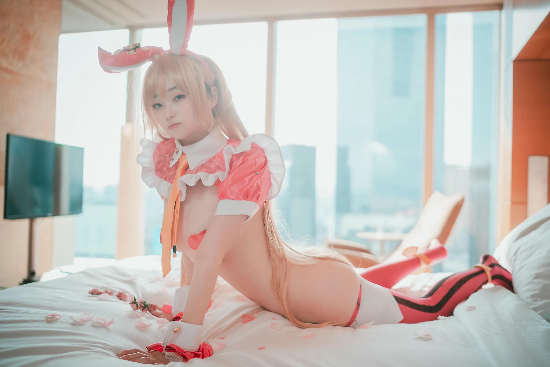 DJAWA No.086 Bambi乳贴cos制服写真 - 1