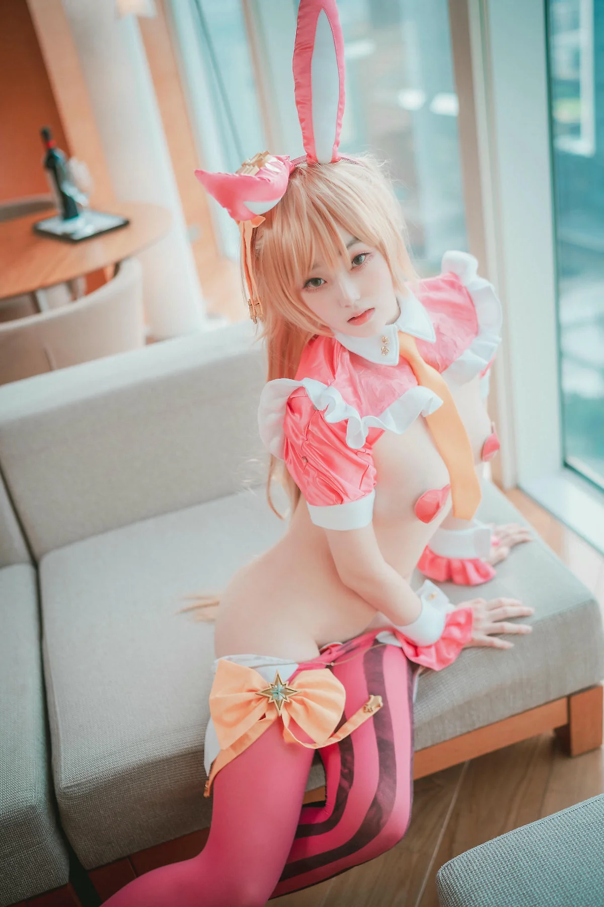 DJAWA No.086 Bambi乳贴cos制服写真 - 4