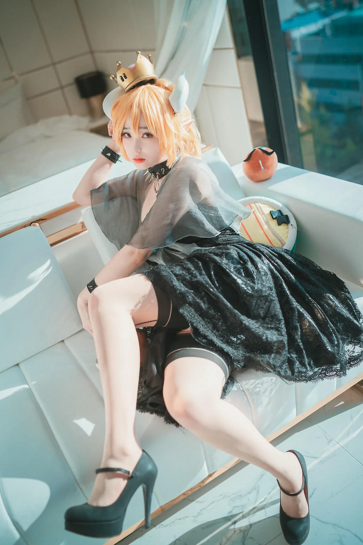 DJAWA No.087 Bambi小野猫黑丝玉足 - 7