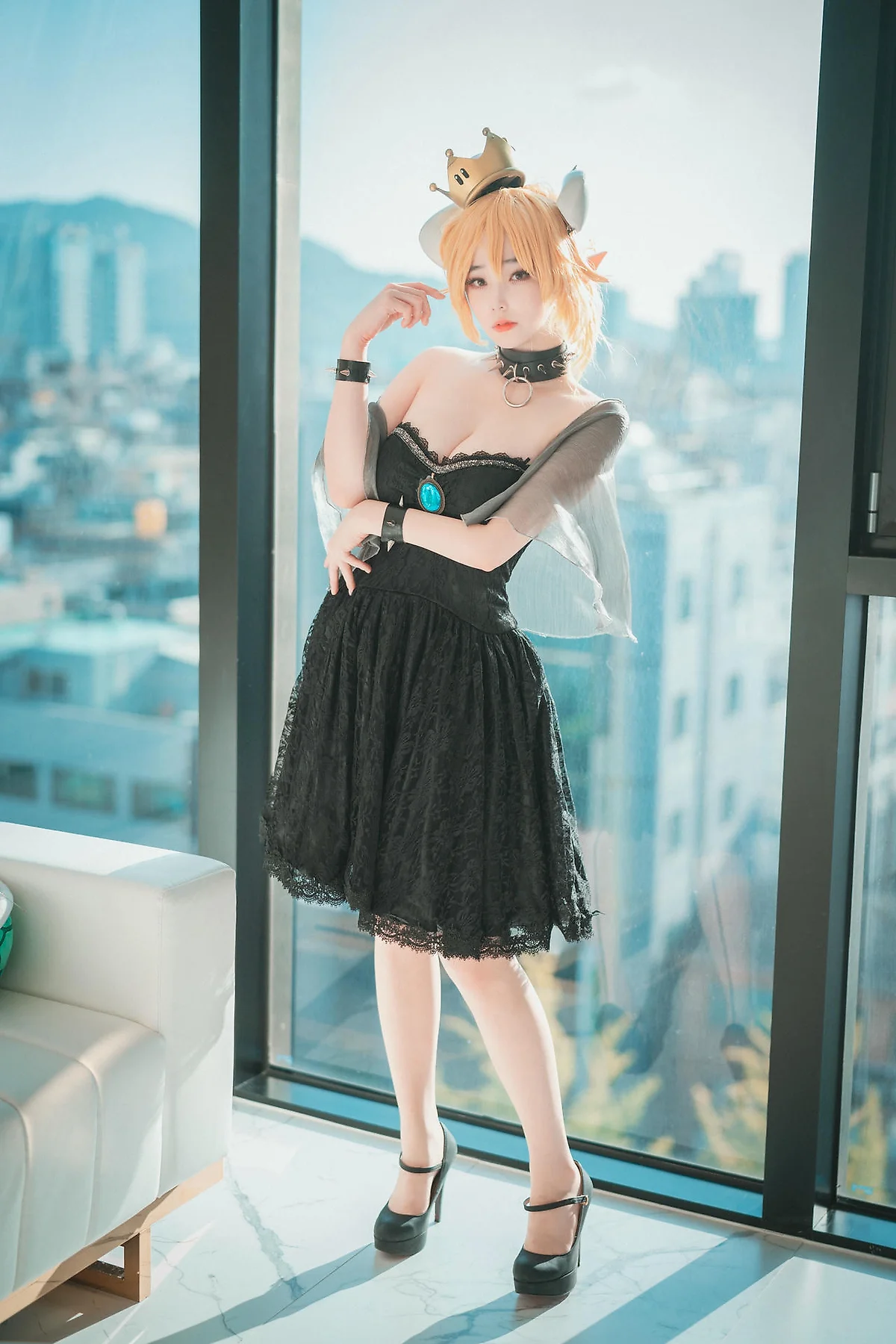 DJAWA No.087 Bambi小野猫黑丝玉足 - 1