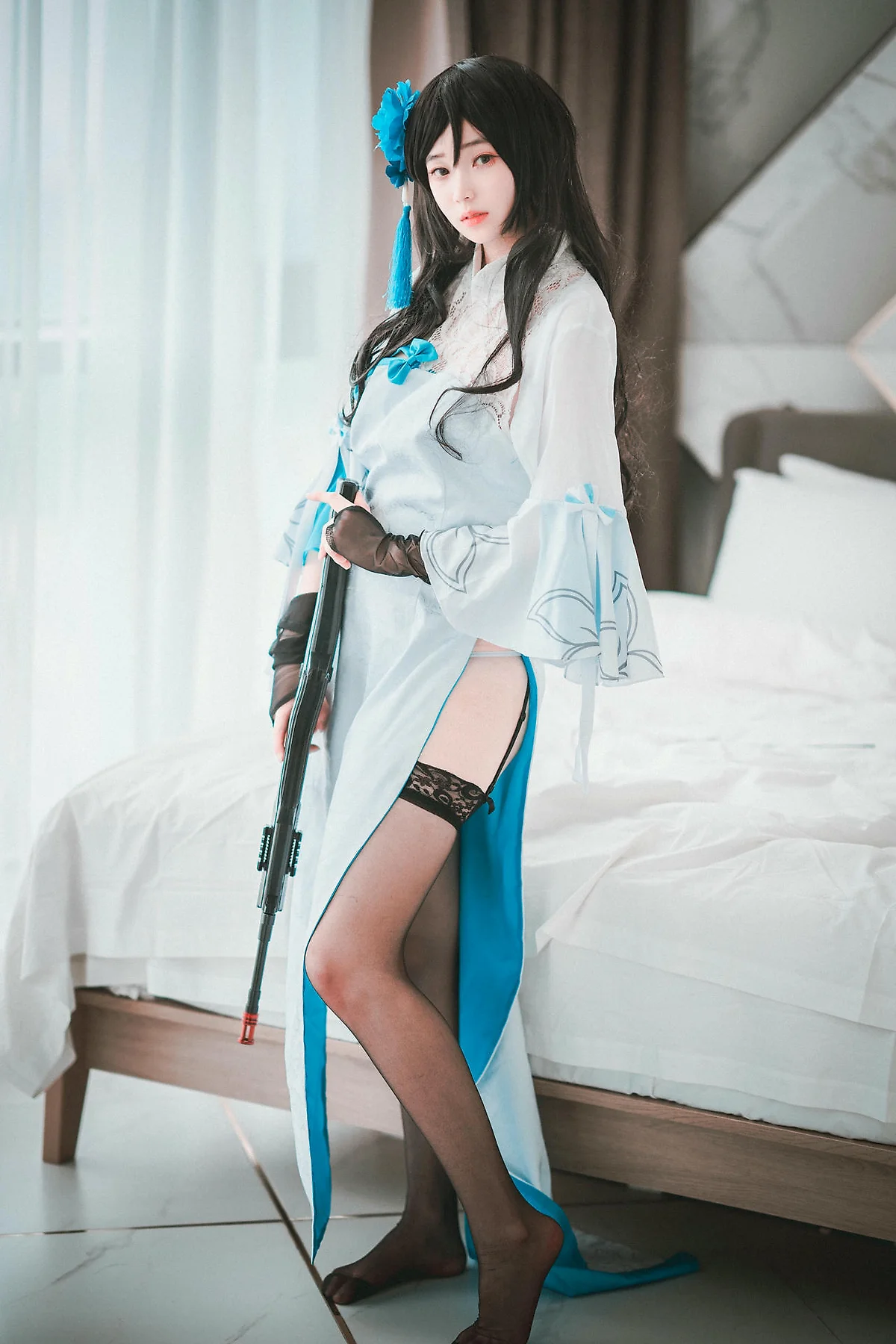 DJAWA No.093 Bambi黑丝吊袜性感少女 - 7