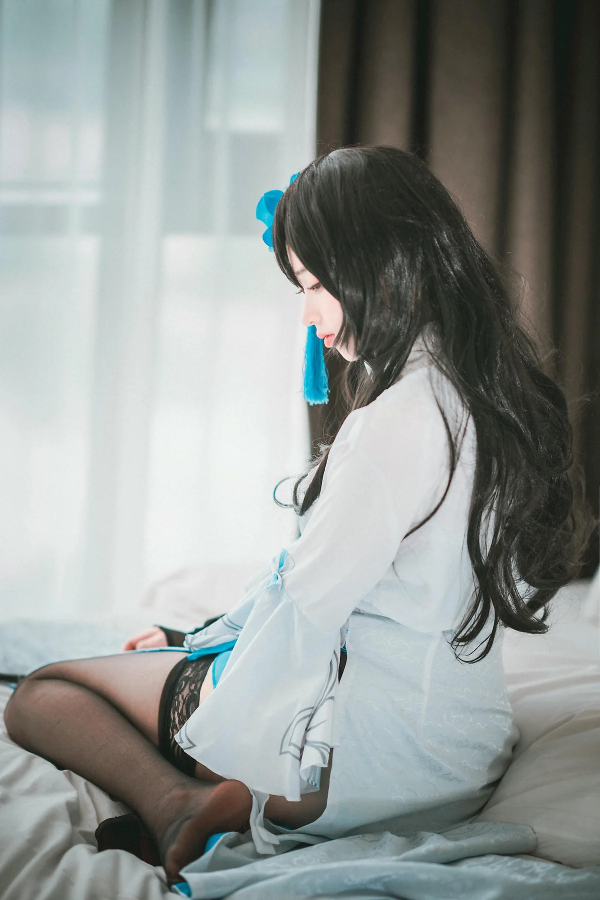 DJAWA No.093 Bambi黑丝吊袜性感少女 - 1