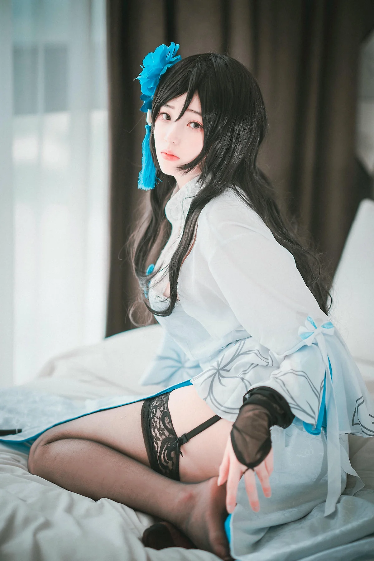 DJAWA No.093 Bambi黑丝吊袜性感少女 - 2