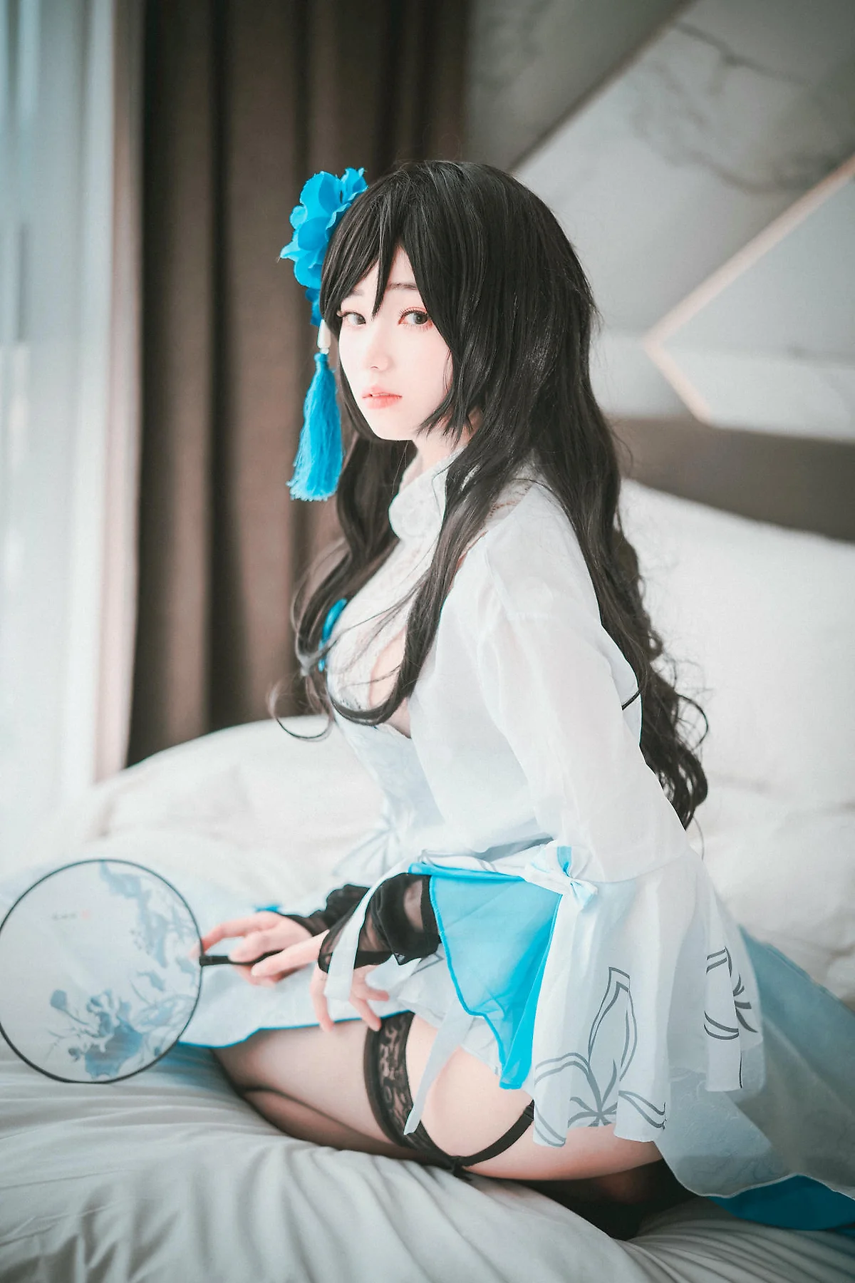 DJAWA No.093 Bambi黑丝吊袜性感少女 - 4