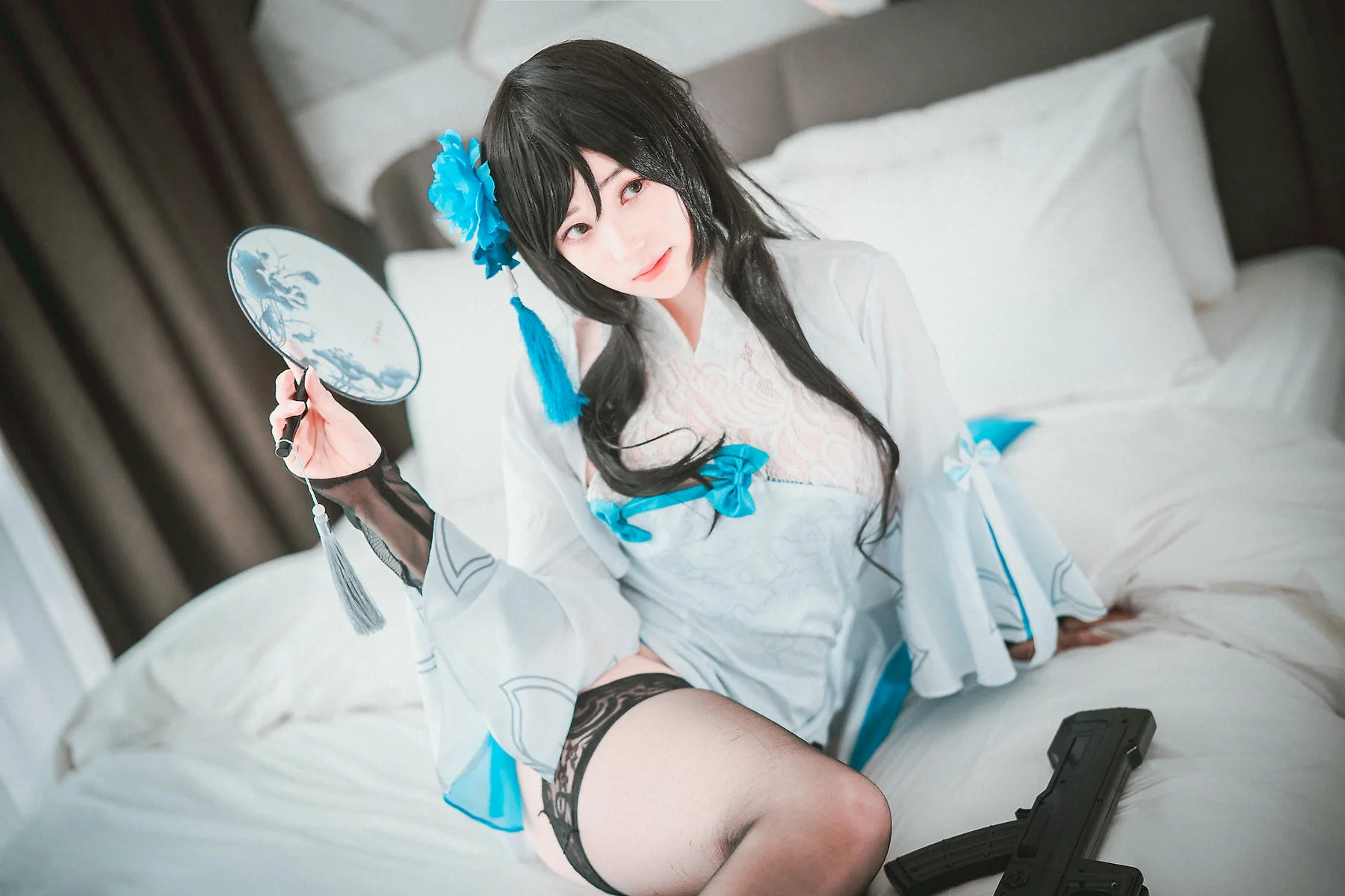 DJAWA No.093 Bambi黑丝吊袜性感少女 - 8