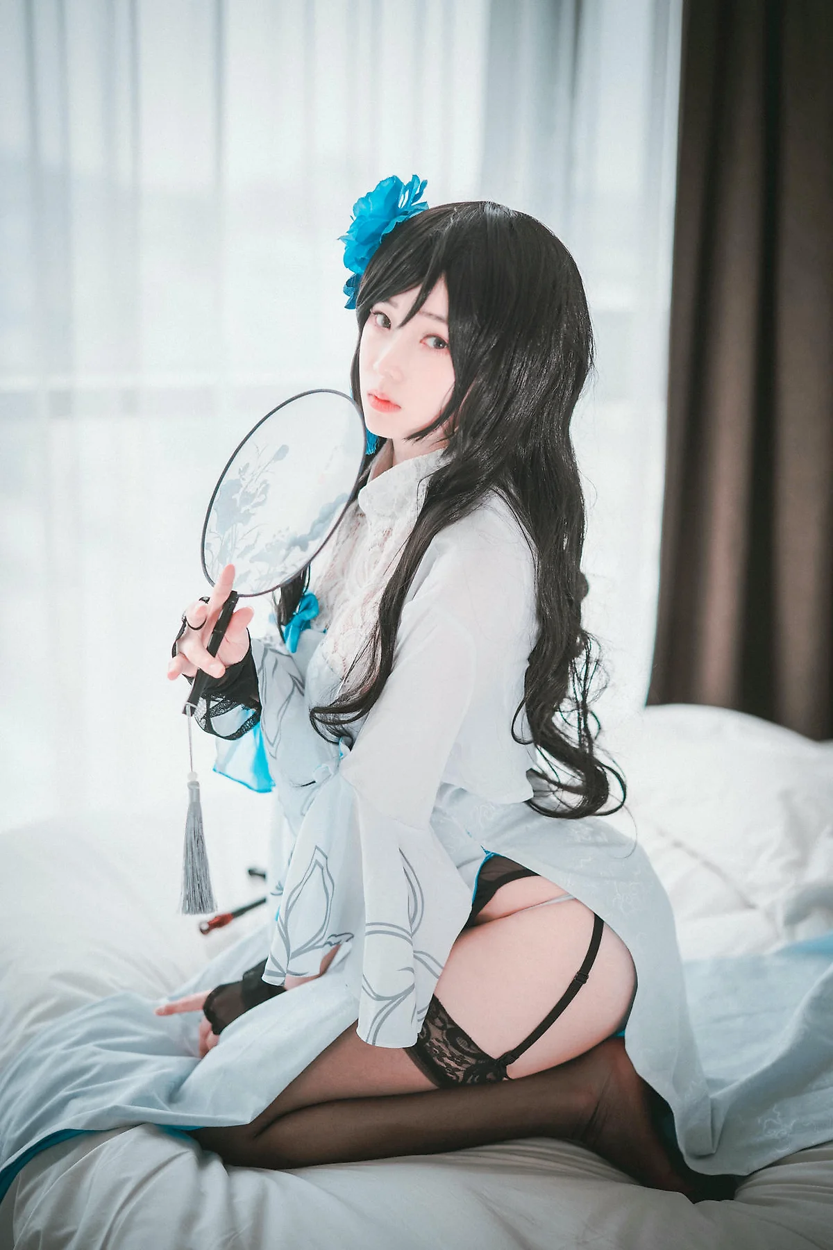 DJAWA No.093 Bambi黑丝吊袜性感少女 - 10